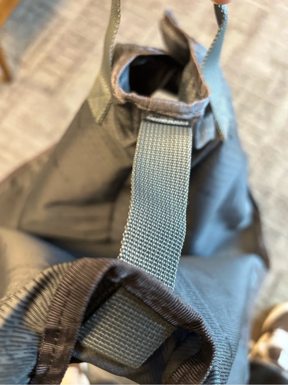 Gray Zippered Garment Bag with 2 dust bags